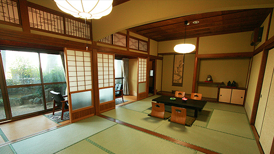 Tea House Style Guest Rooms